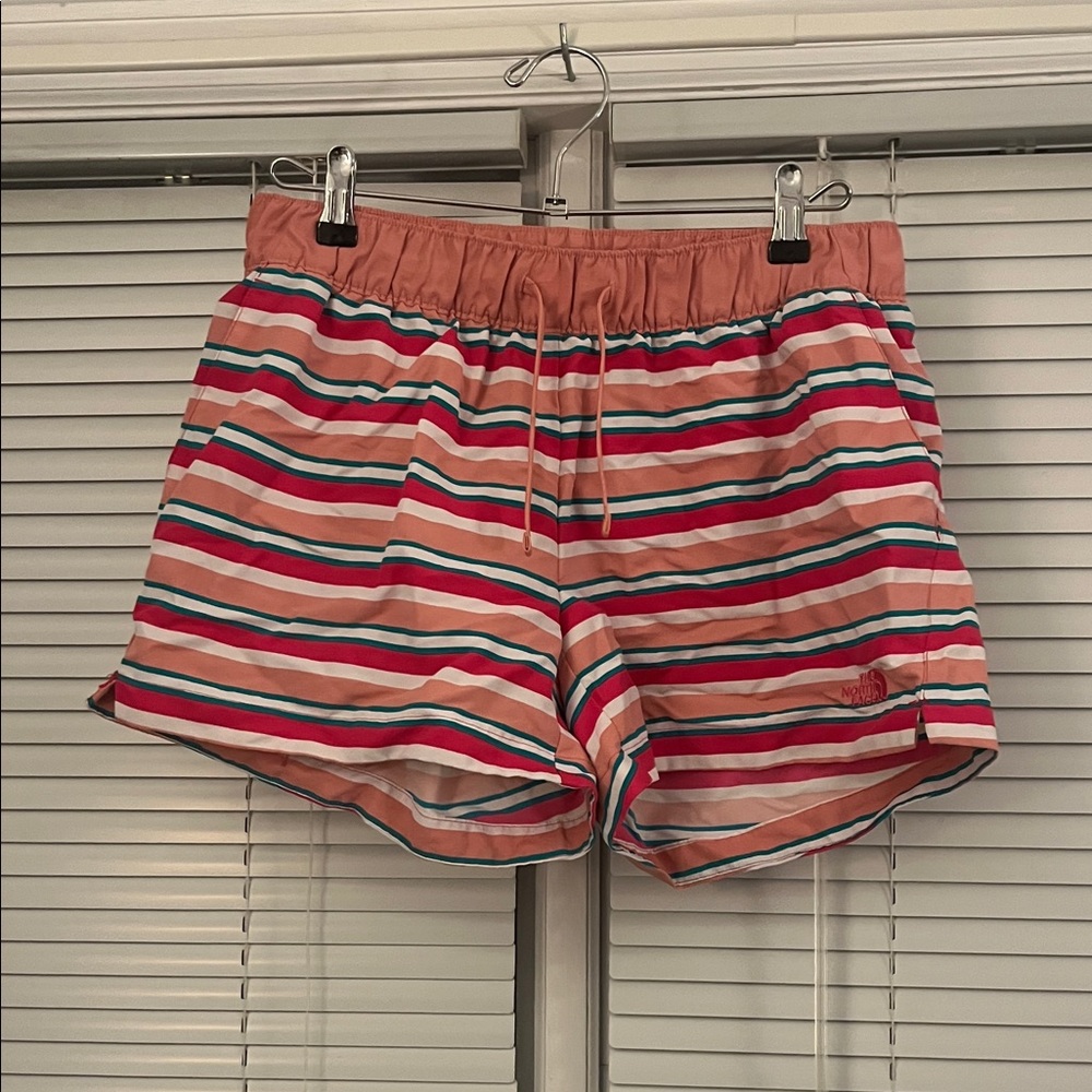 The North Face Class V Women's Coral Striped Athletic Shorts